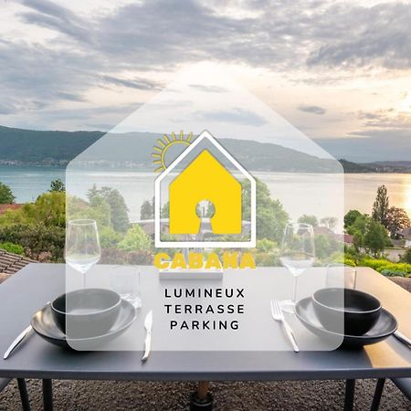 Cabana & Sunset - Terrasse , Parking & Lac Veyrier-du-Lac Exterior foto